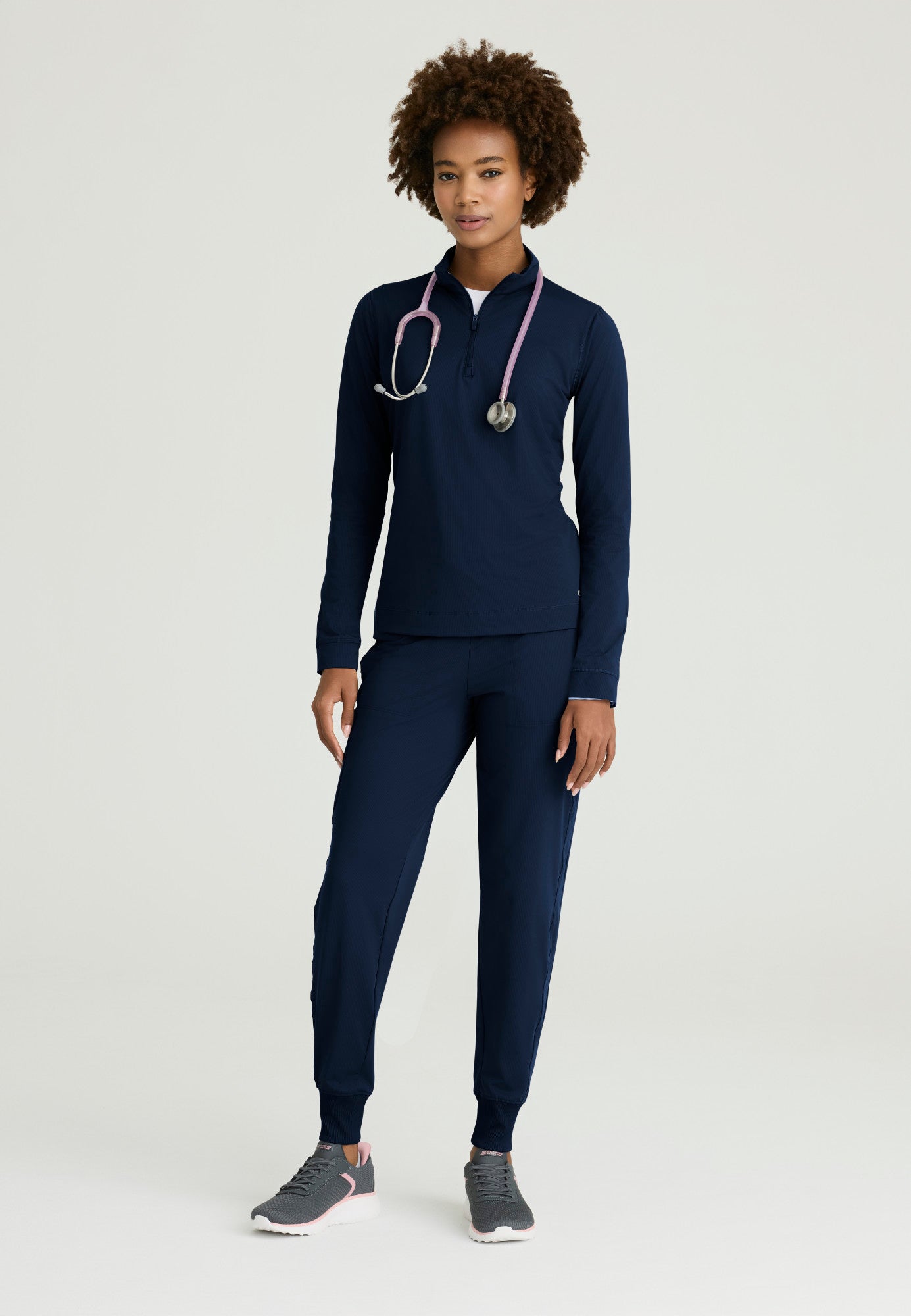 SKT274 Skechers Slip-Ins Super Stretch Atlas Scrub Long Sleeves Top (XXS - 5XL)
