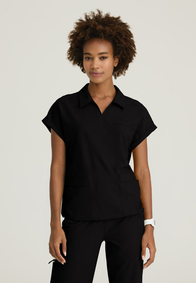 SKT276 Skechers Ripstop Charlie 3-Pocket Shirt Collar Dolman Sleeve Top (XXS - 3XL)