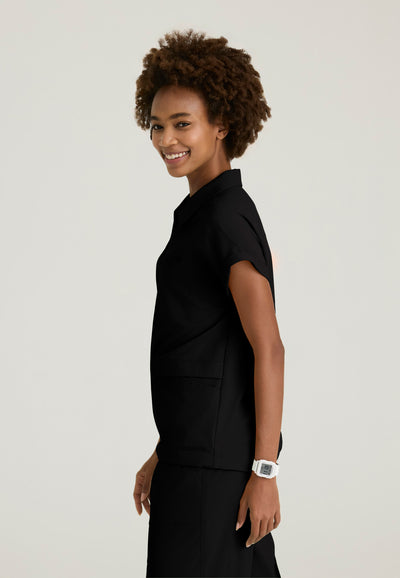SKT276 Skechers Ripstop Charlie 3-Pocket Shirt Collar Dolman Sleeve Top (XXS - 3XL)