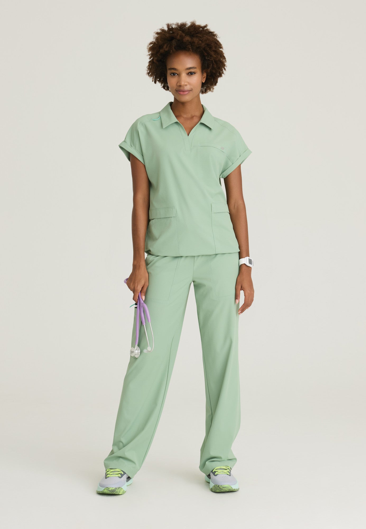 SKP707 Skechers Ripstop Scout 5-Pocket High Rise Wide Leg Pant (XXS - 3XL)