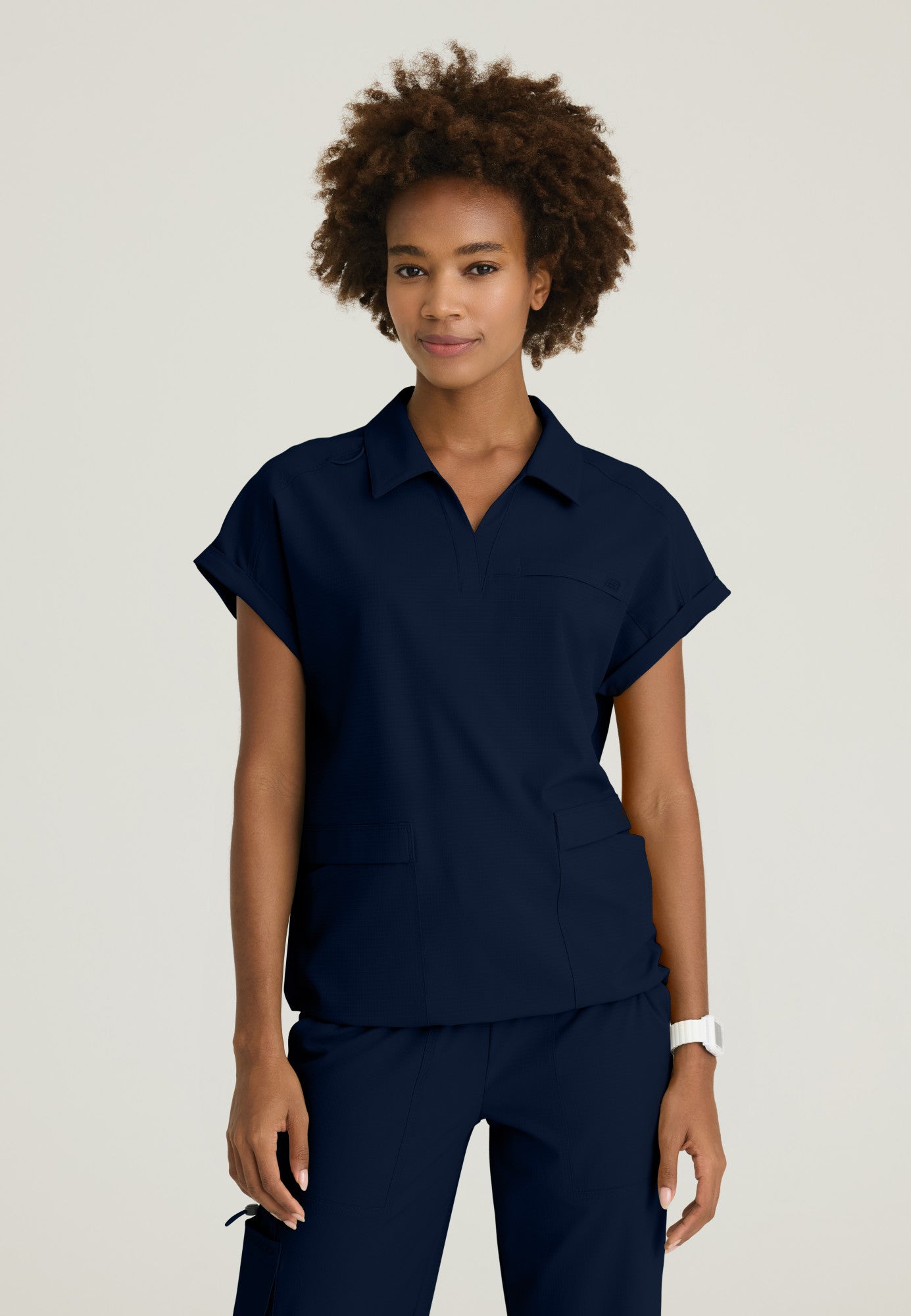 SKT276 Skechers Ripstop Charlie 3-Pocket Shirt Collar Dolman Sleeve Top (XXS - 3XL)