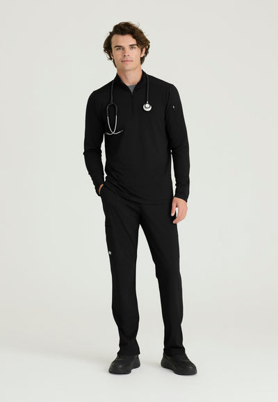 SKT280 Skechers Slip-Ins Super Stretch Men's Proper Long Sleeves Scrub Top (XS - 5XL)
