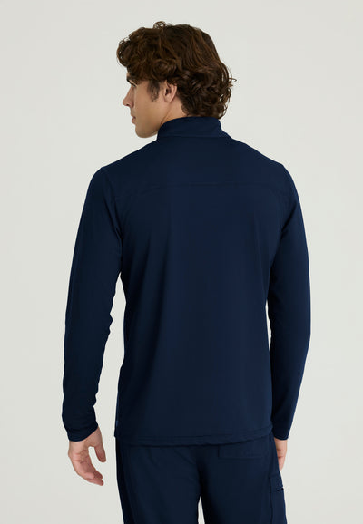SKT280 Skechers Slip-Ins Super Stretch Men's Proper Long Sleeves Scrub Top (XS - 5XL)