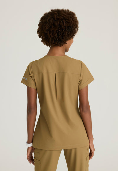 SKT284 Skechers Ripstop Trek 2-Pocket Rounded Neck Tuck-In Top (XXS - 3XL)