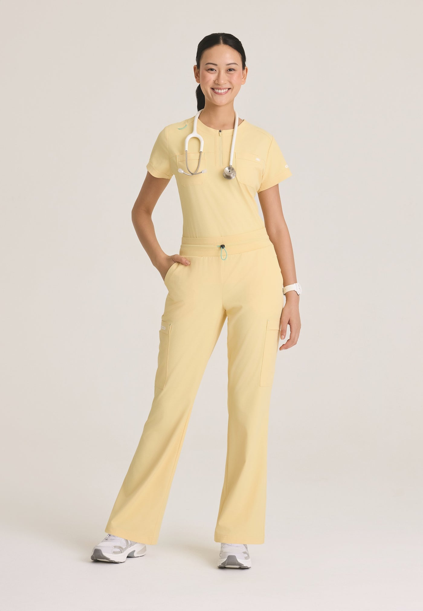 SKT284 Skechers Ripstop Trek 2-Pocket Rounded Neck Tuck-In Top (XXS - 3XL)