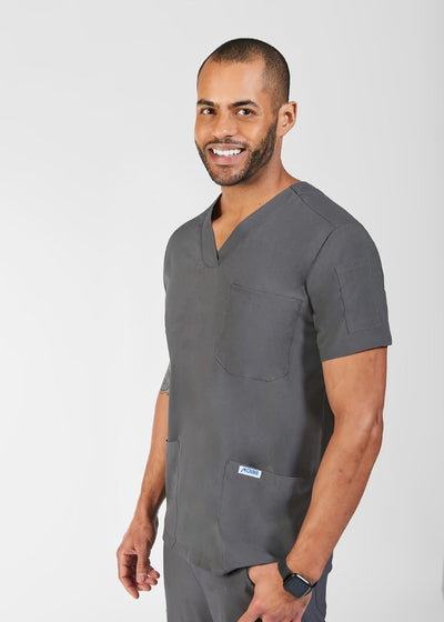 T7010 Mobb Mentality Scrubs The Alex V-Neck Men Top (XS - 3XL)