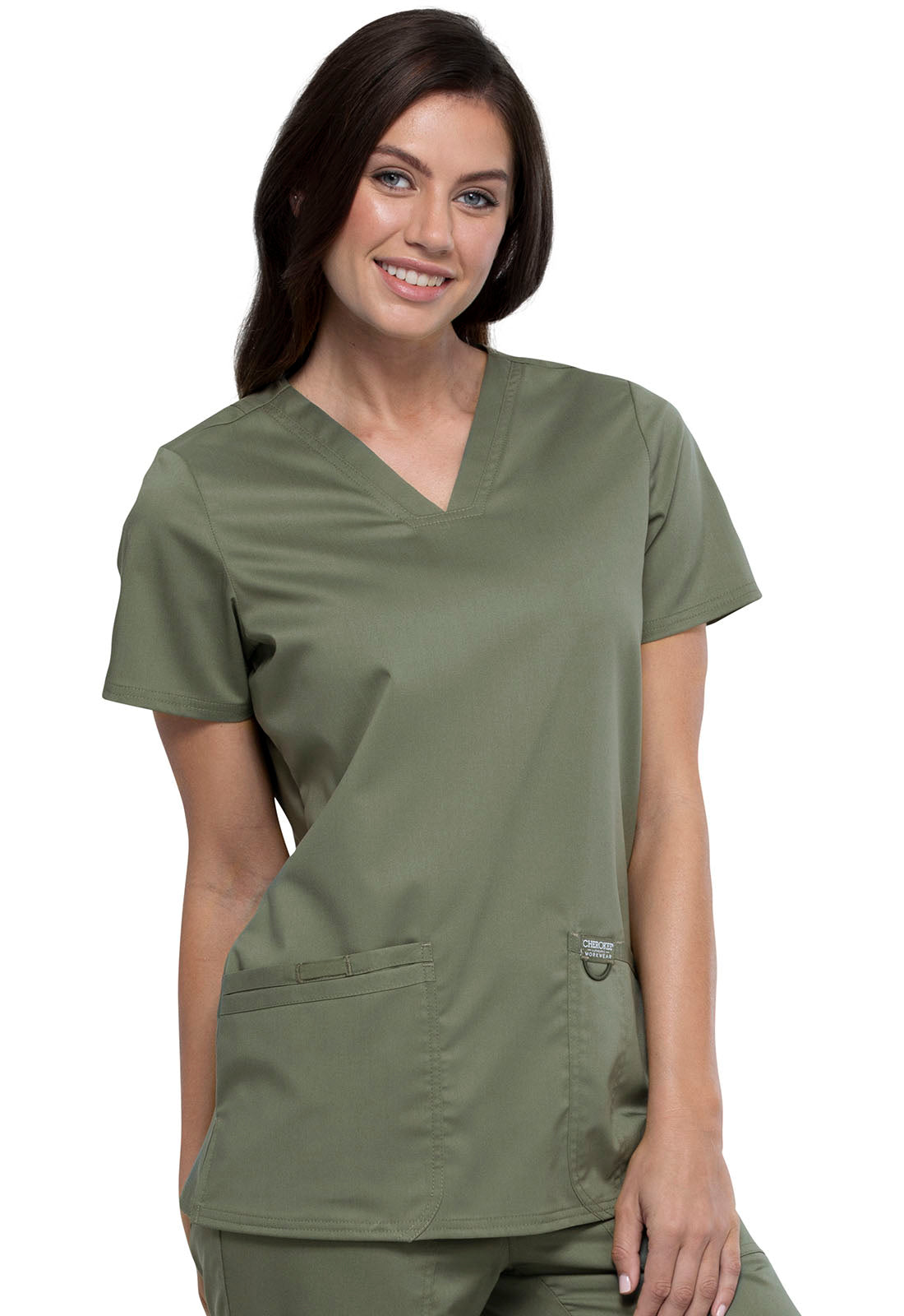 WW620 Cherokee Workwear Revolution V-Neck Top (XXS - 5XL)