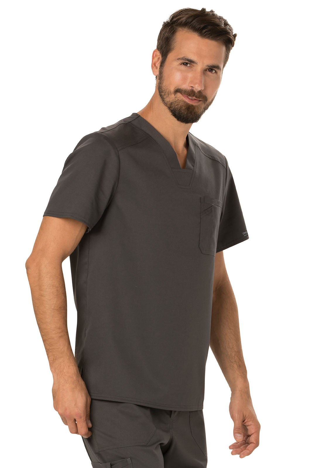 WW690 Cherokee Workwear Revolution Men's Tuckable V-Neck Top (XS - 5XL)