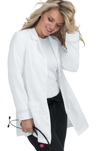 B400  Betsey Johnson Marigold Lab Coat White 32'' Lab Coat (XXS - 3XL)