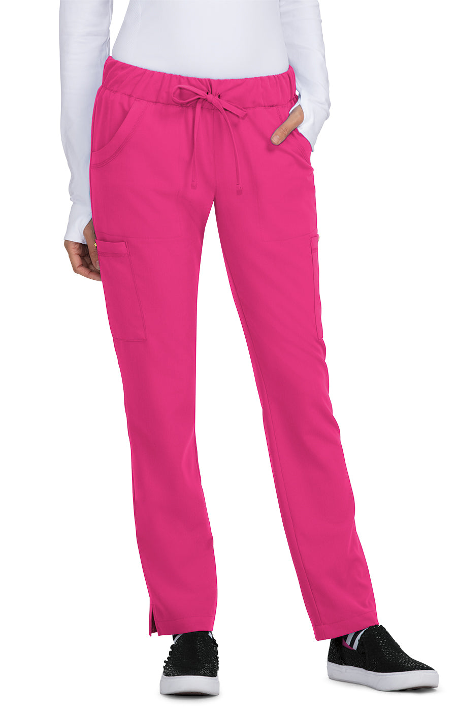 B700 Betsy Johnson Buttercup Women's 6-Pocket Slim Fit Scrub Pants (XXS - 3XL)