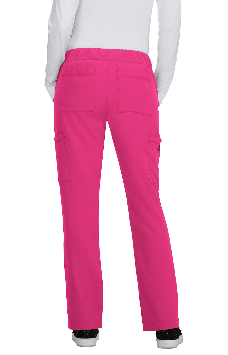 B700 Betsy Johnson Buttercup Women's 6-Pocket Slim Fit Scrub Pants (XXS - 3XL)