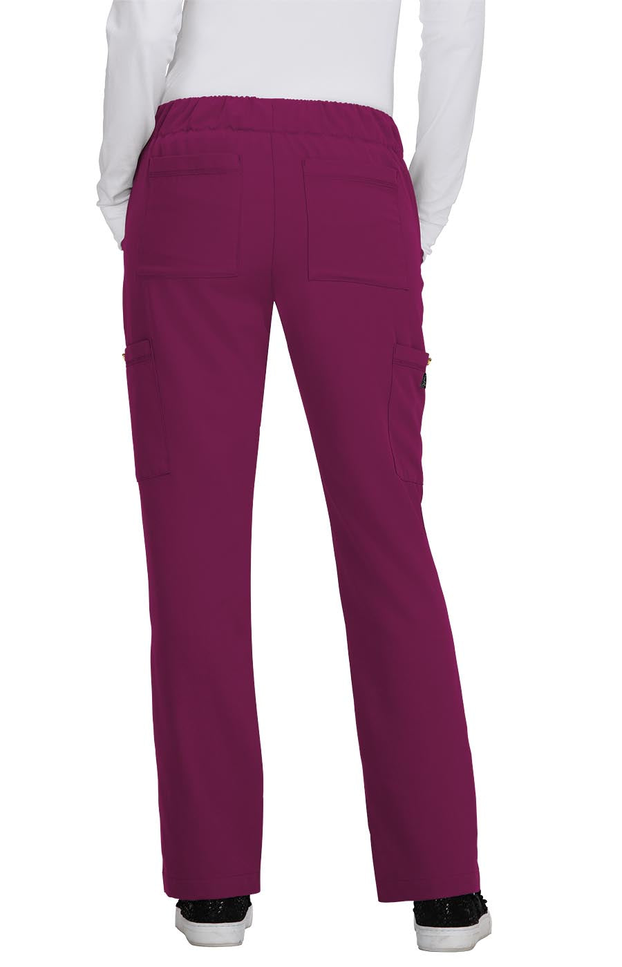 B700 Betsy Johnson Buttercup Women's 6-Pocket Slim Fit Scrub Pants (XXS - 3XL)