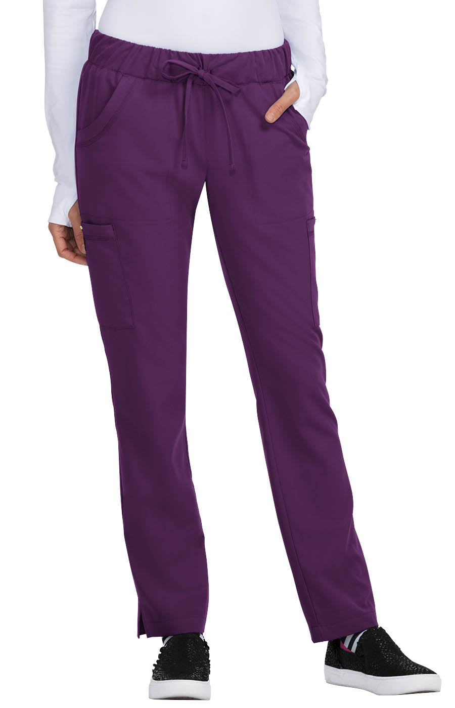 B700 Betsy Johnson Buttercup Women's 6-Pocket Slim Fit Scrub Pants (XXS - 3XL)