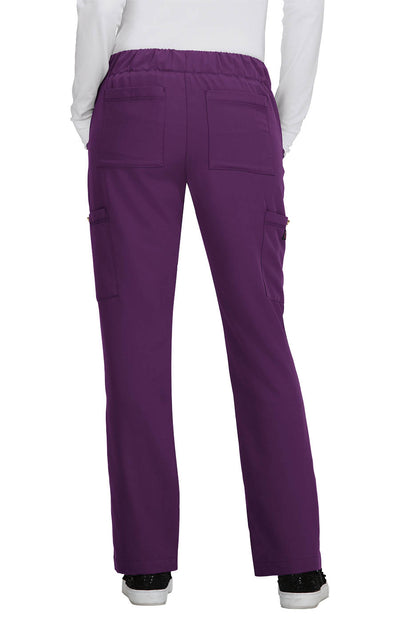 B700 Betsy Johnson Buttercup Women's 6-Pocket Slim Fit Scrub Pants (XXS - 3XL)