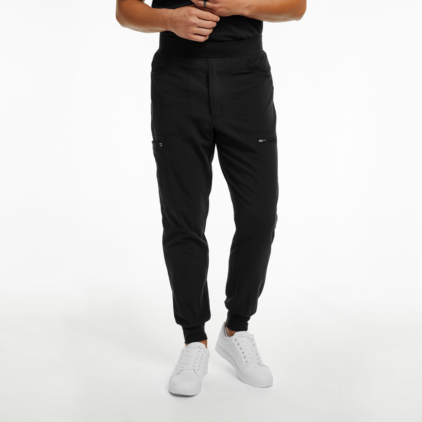 WB417 White Cross CRFT Men Jogger Fluid Resistant Scrub Pants (XS - 3XL)