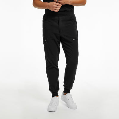 WB417 White Cross CRFT Men Jogger Fluid Resistant Scrub Pants (XS - 3XL)