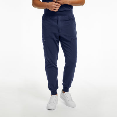 WB417 White Cross CRFT Men Jogger Fluid Resistant Scrub Pants (XS - 3XL)