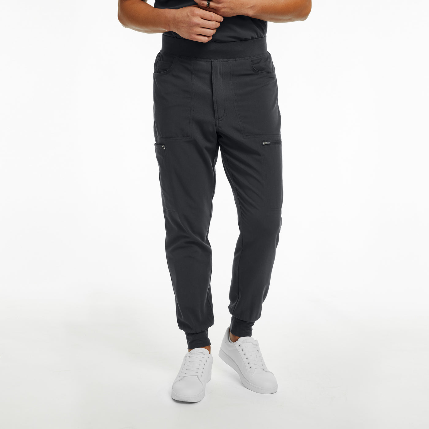 WB417 White Cross CRFT Men Jogger Fluid Resistant Scrub Pants (XS - 3XL)