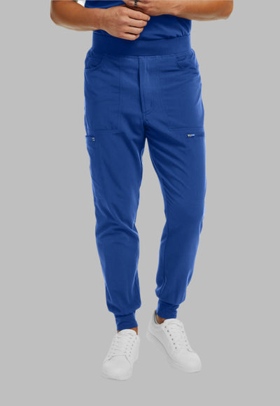 WB417 White Cross CRFT Men Jogger Fluid Resistant Scrub Pants (XS - 3XL)