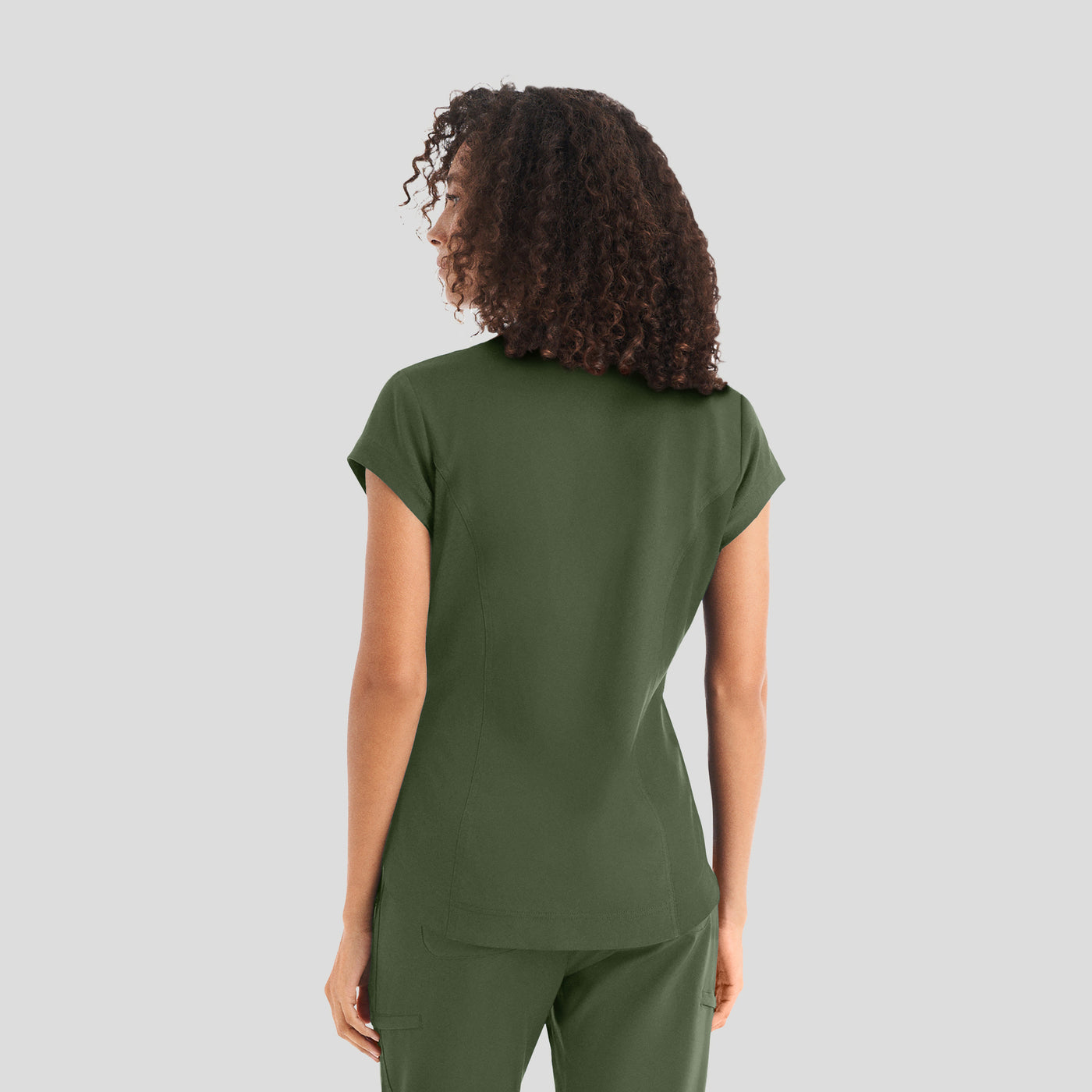 WT128 White Cross CRFT One Pocket Scrub Top Fluid Resistant (XXS - 3XL)