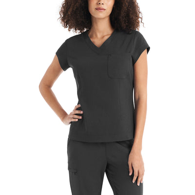 WT128 White Cross CRFT One Pocket Scrub Top Fluid Resistant (XXS - 3XL)
