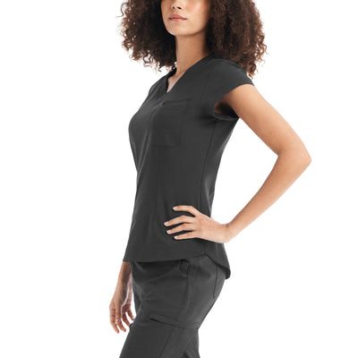 WT128 White Cross CRFT One Pocket Scrub Top Fluid Resistant (XXS - 3XL)