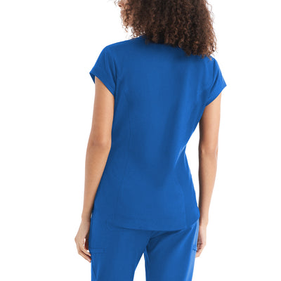 WT128 White Cross CRFT One Pocket Scrub Top Fluid Resistant (XXS - 3XL)