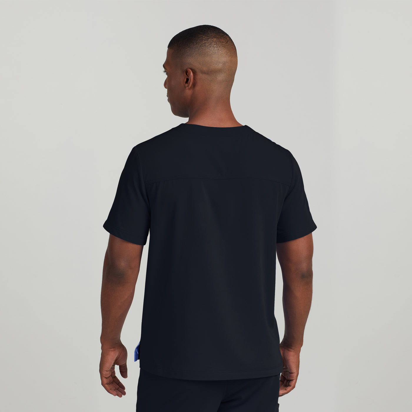 WT131 White Cross CRFT Men Scrub 2 Pockets Top Fluid Resistant (XS - 3XL)