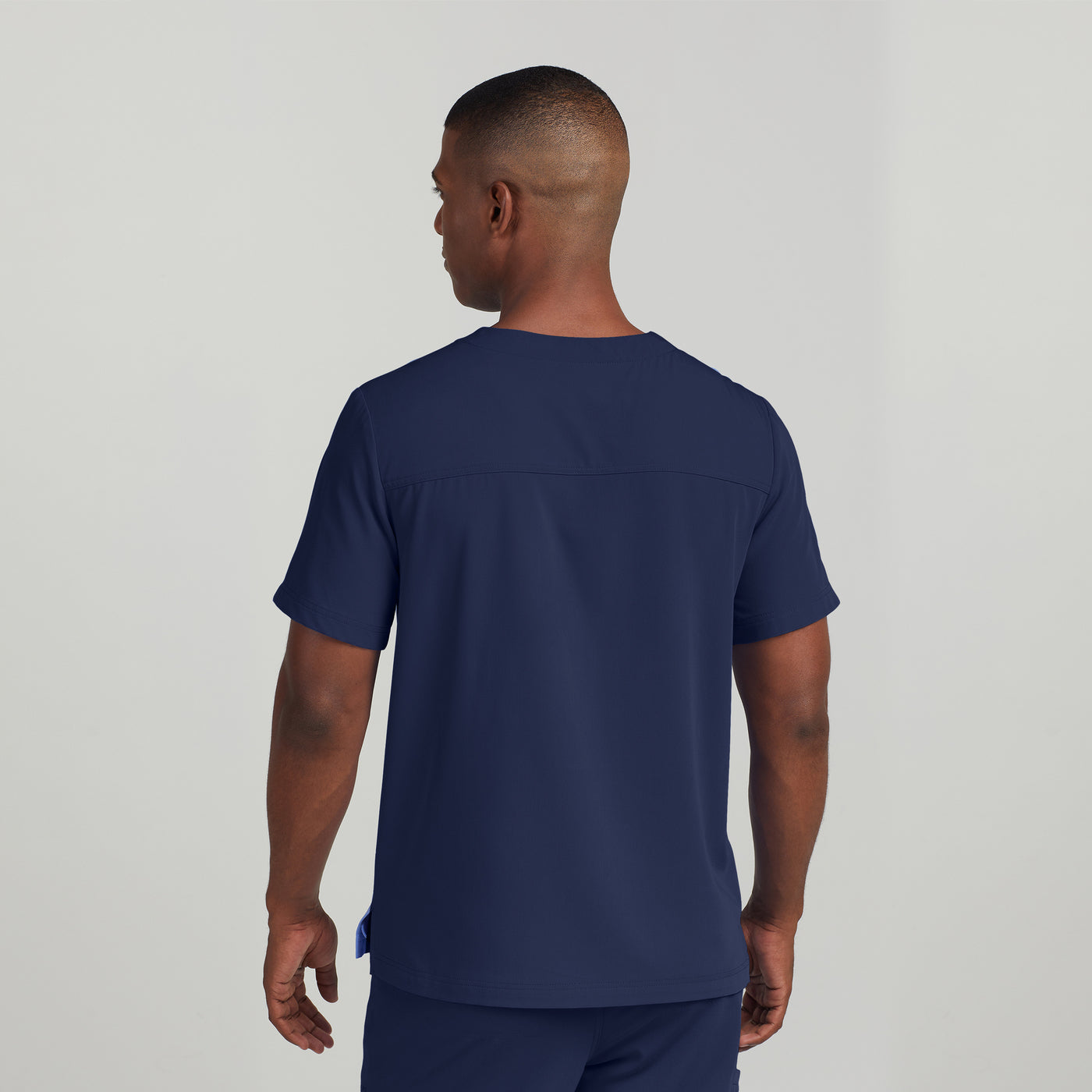 WT131 White Cross CRFT Men Scrub 2 Pockets Top Fluid Resistant (XS - 3XL)