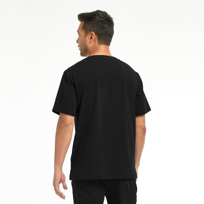 WT151 White Cross CRFT Men Scrub 4 Pockets Top Fluid Resistant (XS - 3XL)