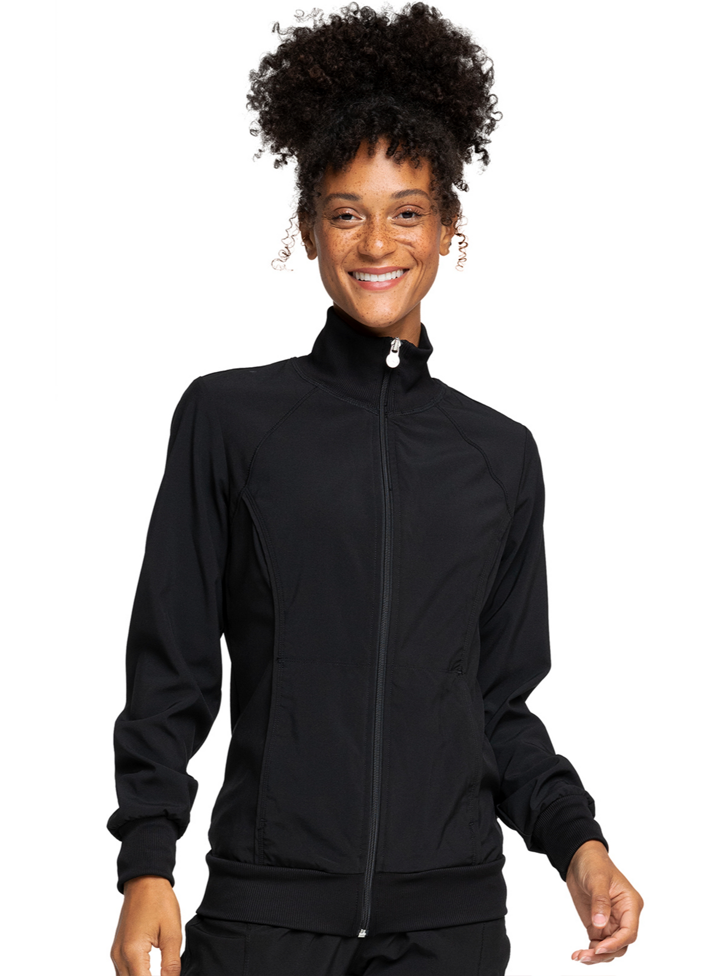 2391A Cherokee Infinity Zip Front Warm-up Jacket Certainty Antimicrobial Stretch (XXS - 5XL)