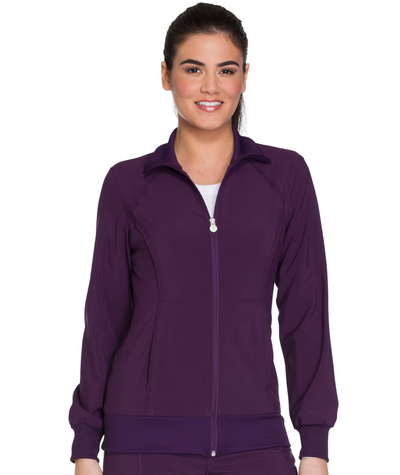 2391A Cherokee Infinity Zip Front Warm-up Jacket Certainty Antimicrobial Stretch (XXS - 5XL)