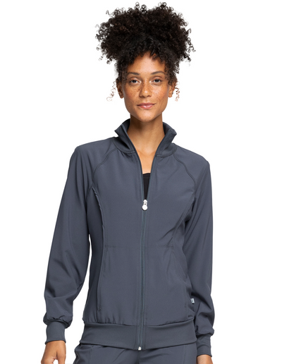 2391A Cherokee Infinity Zip Front Warm-up Jacket Certainty Antimicrobial Stretch (XXS - 5XL)