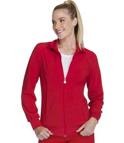 2391A Cherokee Infinity Zip Front Warm-up Jacket Certainty Antimicrobial Stretch (XXS - 5XL)