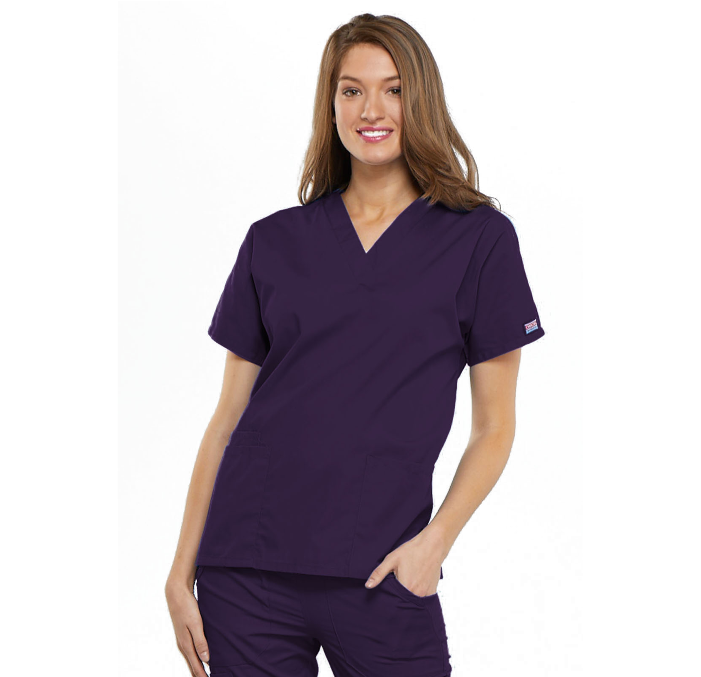 4700 Cherokee Workwear V-Neck Top (XXS - 5XL)