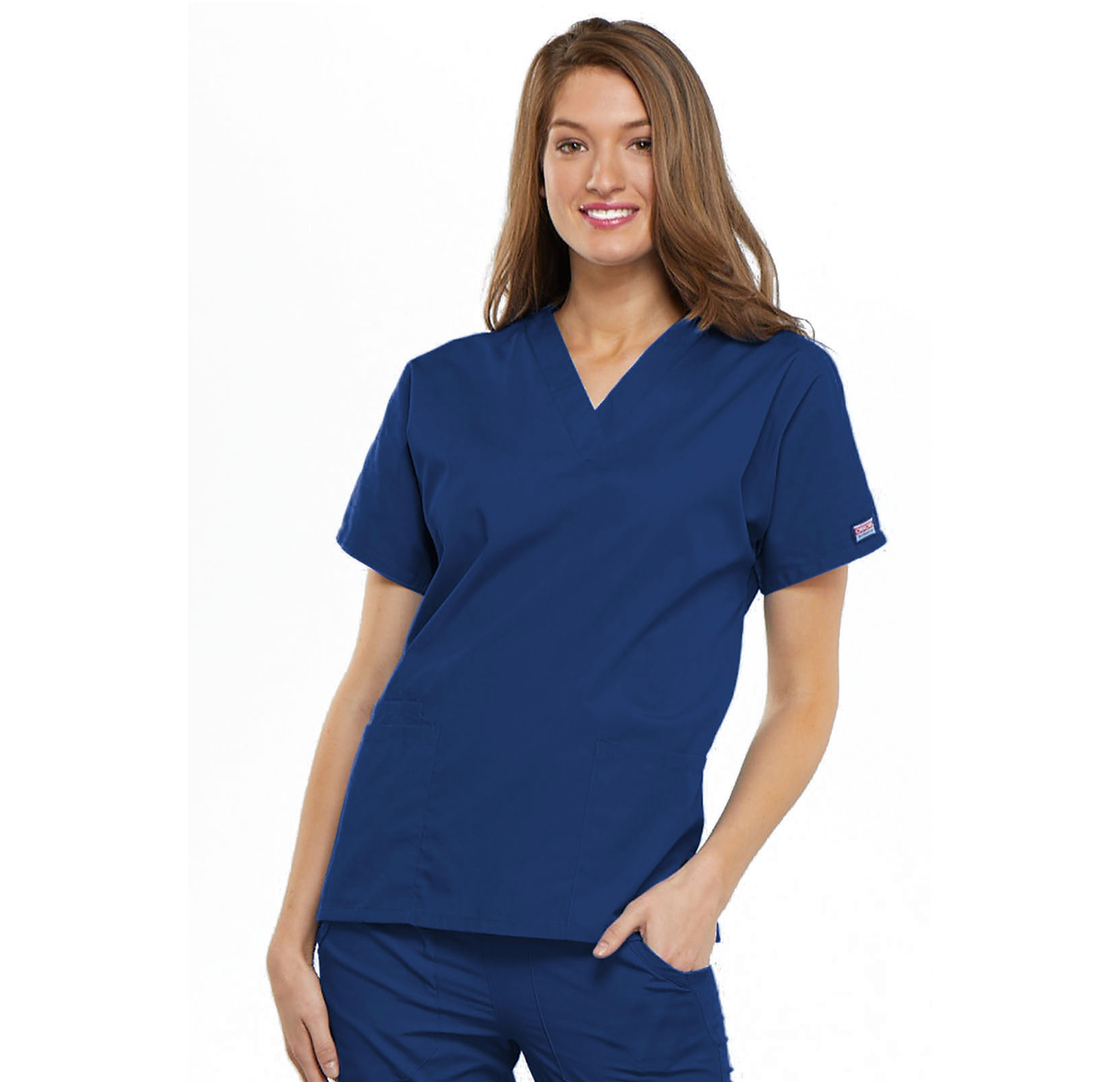 4700 Cherokee Workwear V-Neck Top (XXS - 5XL)