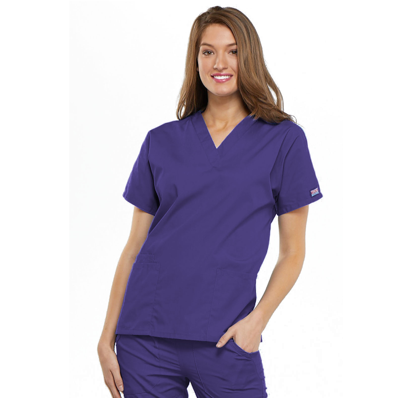 4700 Cherokee Workwear V-Neck Top (XXS - 5XL)