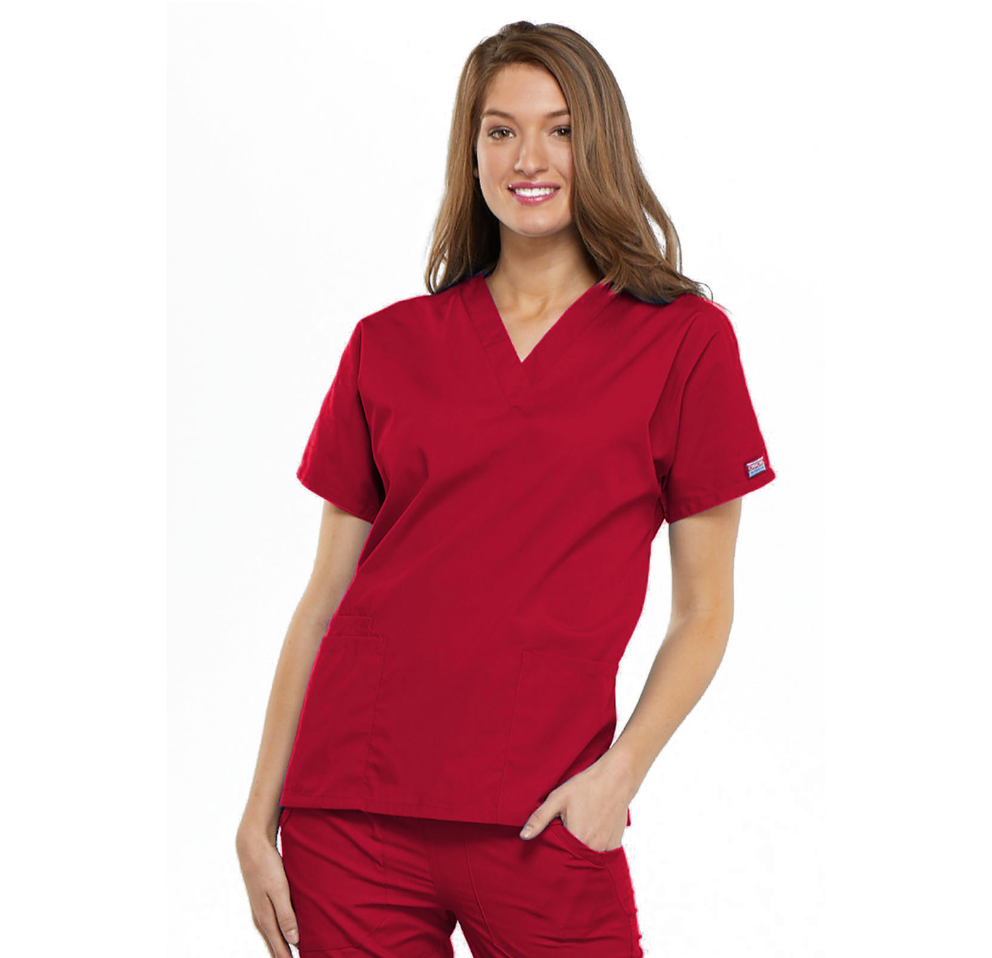 4700 Cherokee Workwear V-Neck Top (XXS - 5XL)