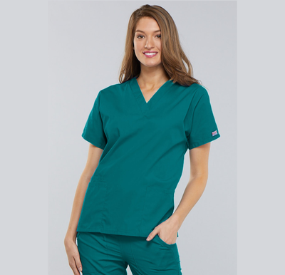 4700 Cherokee Workwear V-Neck Top (XXS - 5XL)