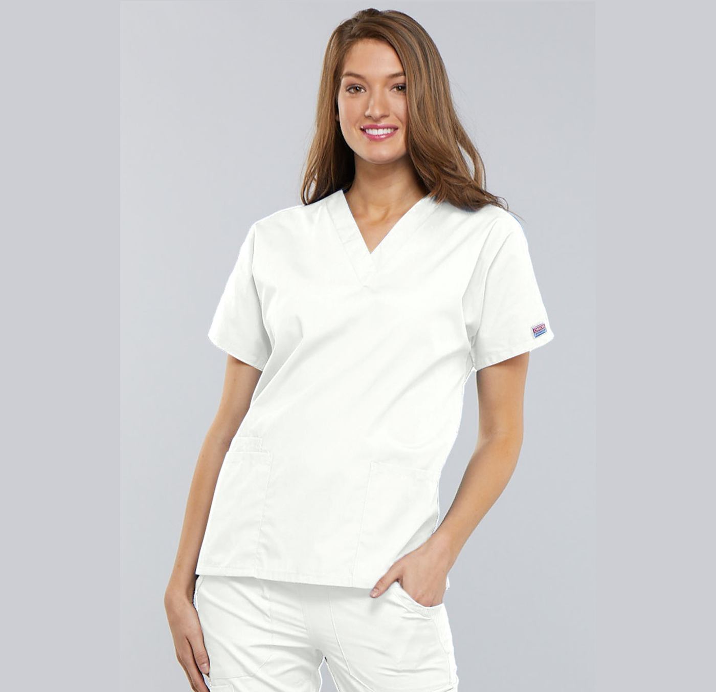 4700 Cherokee Workwear V-Neck Top (XXS - 5XL)