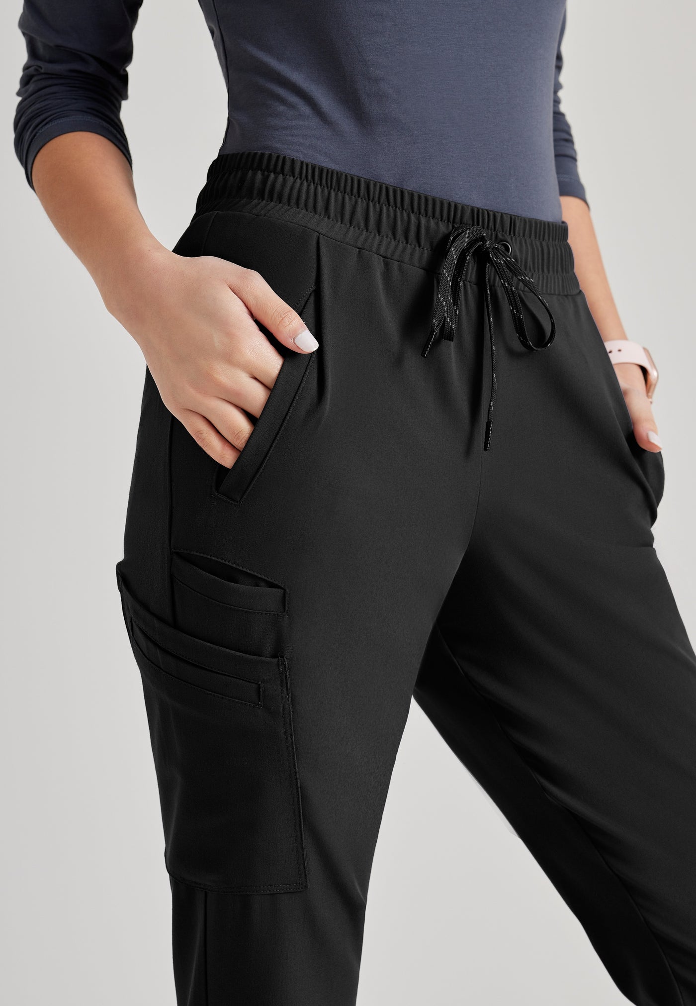 BUP647 Barco Unify Luxe360 Spandex Stretch Women Jogger Pants (XS - 5XL)