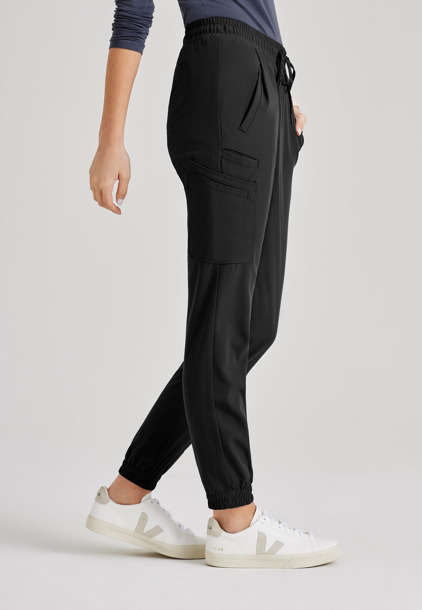 BUP647 Barco Unify Luxe360 Spandex Stretch Women Jogger Pants (XS - 5XL)