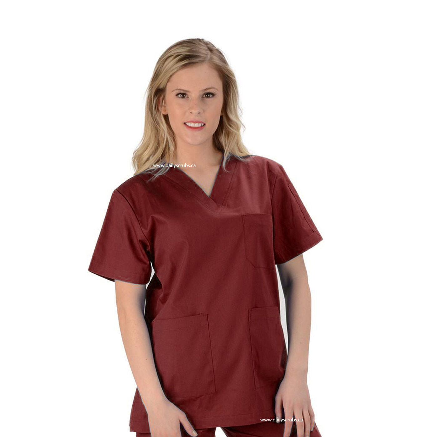 KM101T Klik Fits Athens VNeck Unisex Scrub Top (XXS - 3XL)