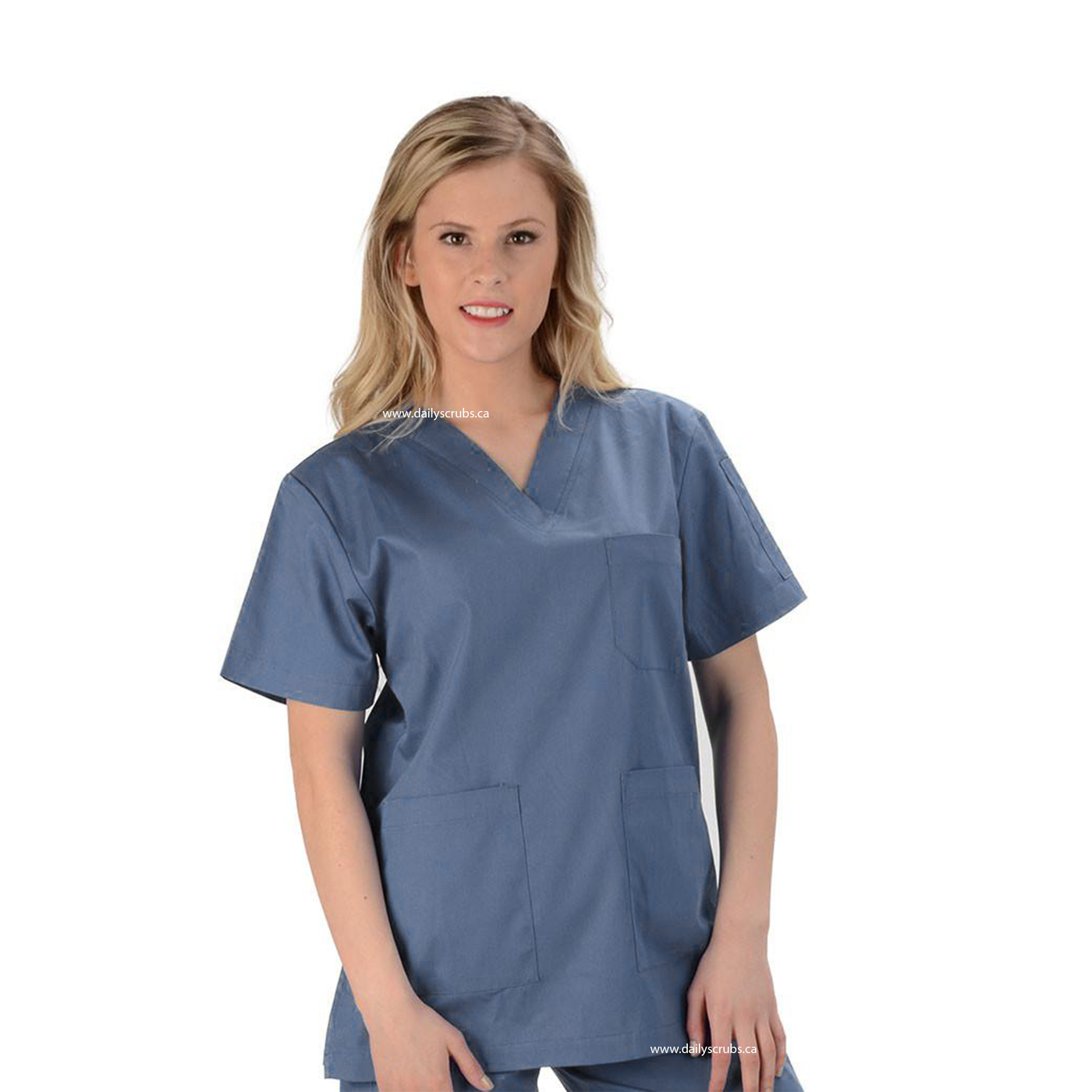 KM101T Klik Fits Athens VNeck Unisex Scrub Top (XXS - 3XL)