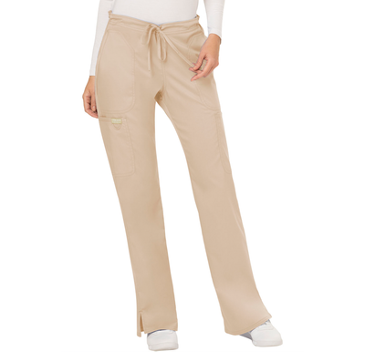 WW120 Cherokee Workwear Mid Rise Moderate Flare Drawstring Pant (XXS - 5XL)