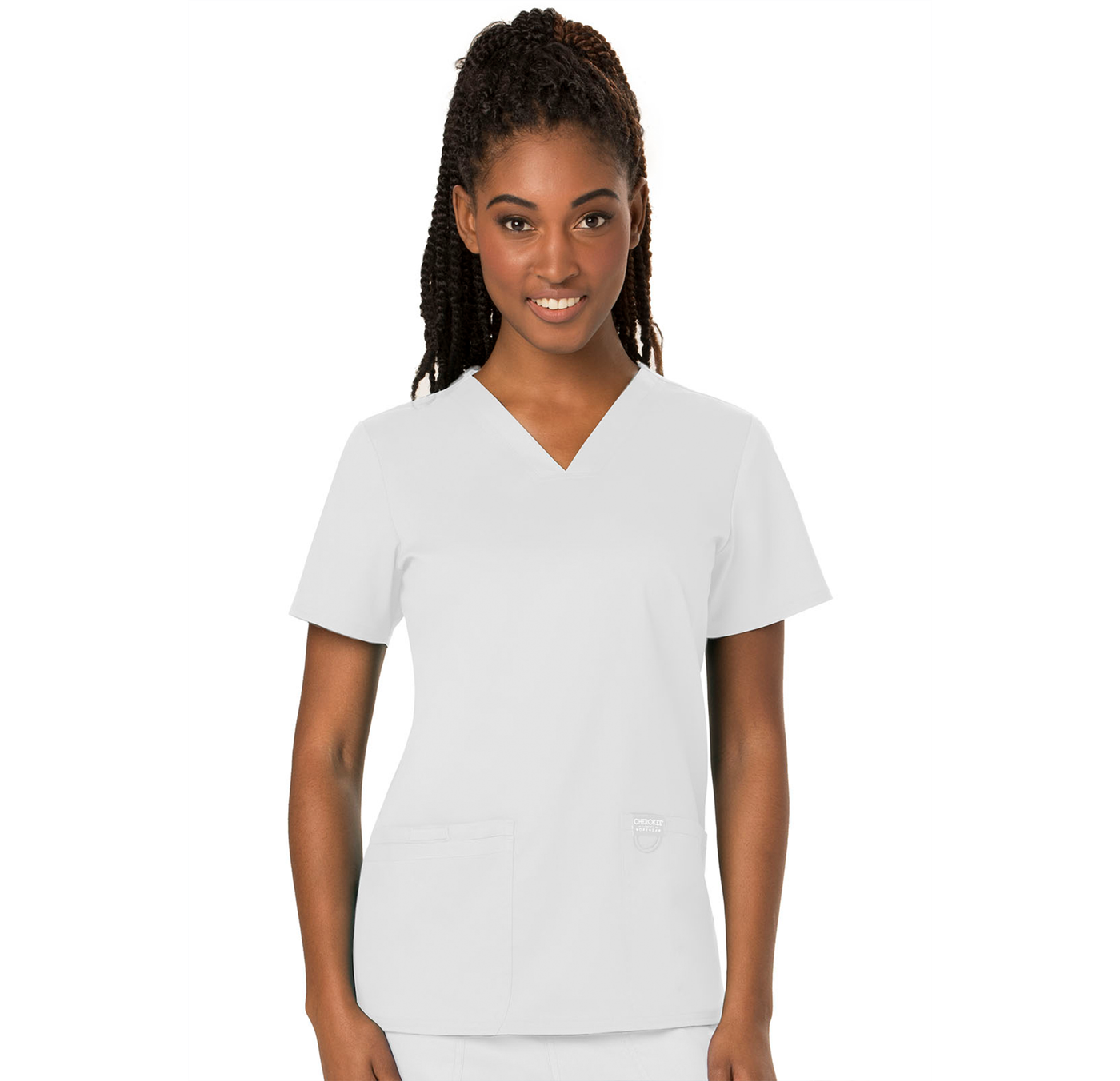 WW620 Cherokee Workwear Revolution V-Neck Top (XXS - 5XL)