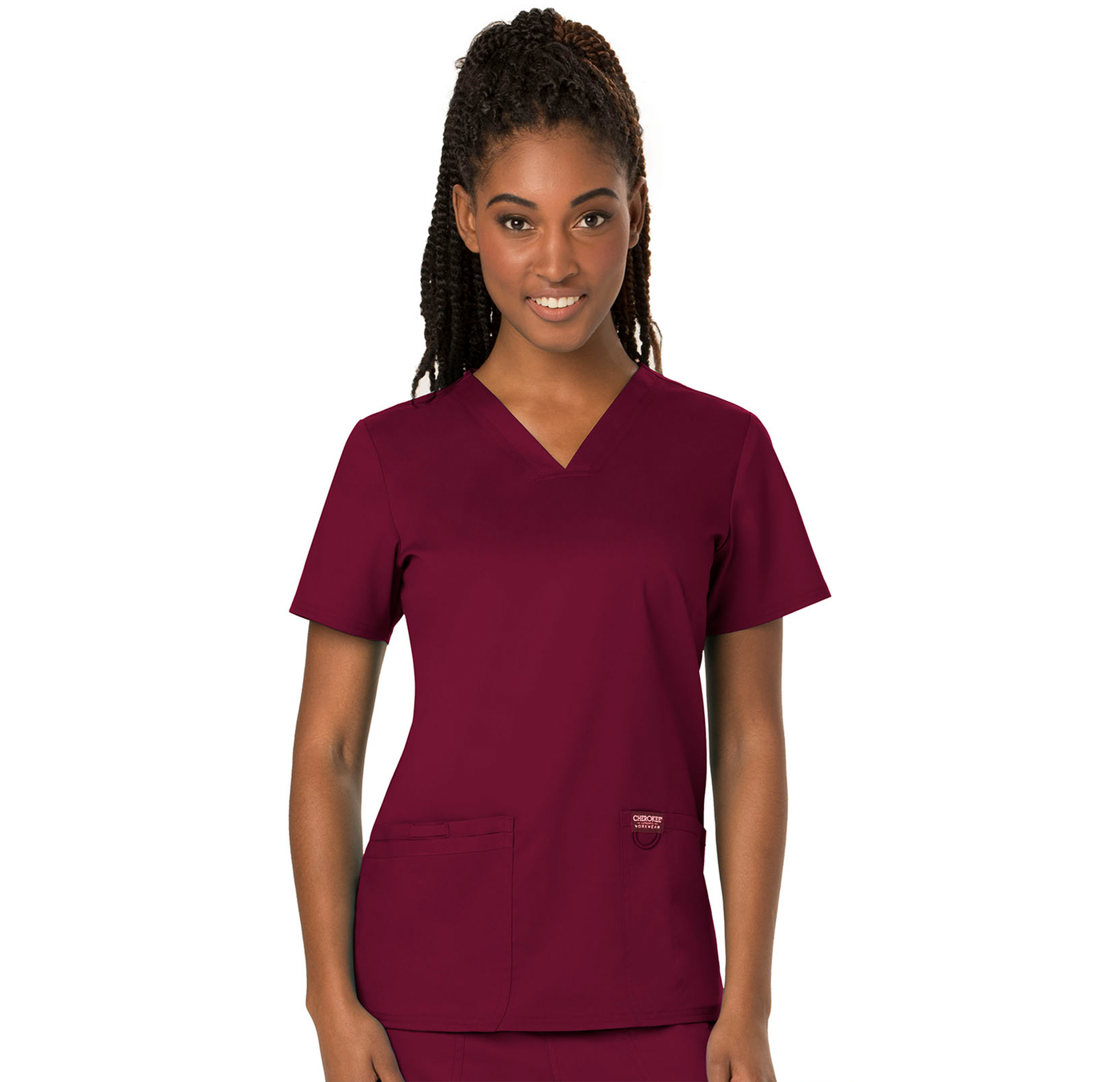 WW620 Cherokee Workwear Revolution V-Neck Top (XXS - 5XL)